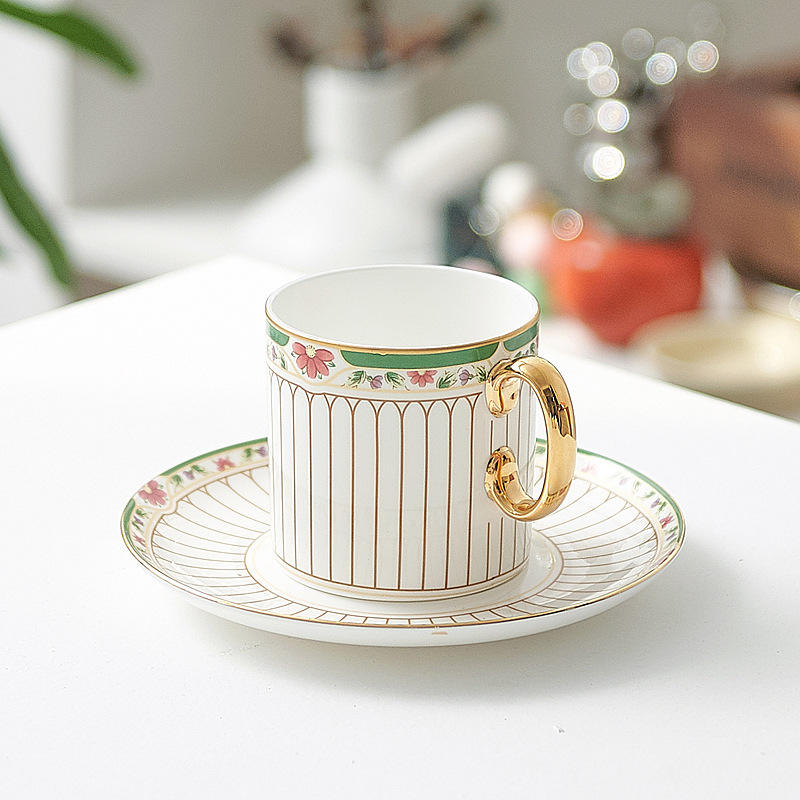 Straight Top Full Gold Handle with Green Stripe