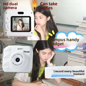 Cámara Infantil de Juguete, Selfie, Video, Fotos a Color, Regalo de <span class=keywords><strong>Cumpleaños</strong></span> <span class=keywords><strong>para</strong></span> Niñas, Mini Portátil con Memoria de 128GB/64GB/32GB <span class=keywords><strong>para</strong></span> la Escuela - Product Image 3