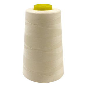 Vente en gros de tissu en polyester 100% filé, haute ténacité, résistant à l'eau, coloré, 40s/2, 3000 yards en stock, pour vêtements, couture à la machine, interlock - Product Image 6