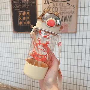 Nouvelle Gourde 2025 avec Sangle, Couvercle Pop-up à un Clic, Portable, Résistante aux Chutes, pour Étudiants, à Boire Directement - Product Image 1
