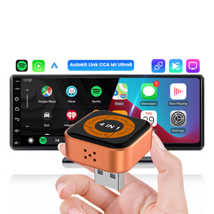 Kit Carlink CCA Mini Ultra 6 USB Adaptateur sans fil Android Auto Ai Box Usbc Dongle Carplay Mirrorlink Vidéo TV en voiture <span class=keywords><strong>pour</strong></span> YouTube - Product Image 1
