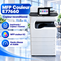 Printer Multifungsi Inkjet Warna A3 Rekondisi E77650 77650 E77660 77660 untuk Mesin HPO Imprimante Fotokopierer