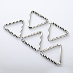 Dreieckige Form Metalls chn allen ring für Taschen Metall taschen beschläge und Zubehör Edelstahl geschweißter Draht dreieck ring - Product Image 3