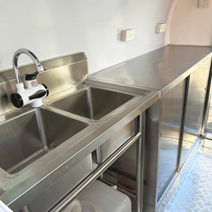 Chariot de restauration mobile en acier inoxydable TUNE, très populaire, design 3000*2000*2100mm, cuisine mobile, chariots de restauration rapide - Product Image 5