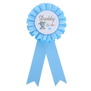 Éléphant décorations de Baby Shower fournitures de fête bouton Badge épingle nouveau <span class=keywords><strong>papa</strong></span> cadeaux maman à être épingle pour révélation du sexe fête - Product Image 6