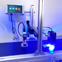 Demin S10 Uv Machine de codage en ligne produit d'impression Date Logo Code Carton bouchon de bouteille Pvc imprimantes à jet d'encre moteur fourni 3.5