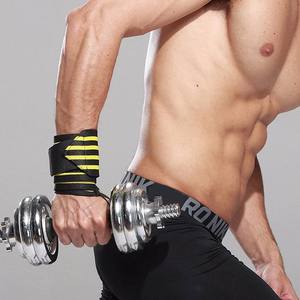 AOFIT Sangles de maintien de poignet personnalisées avec logo pour la musculation et le fitness - Product Image 5