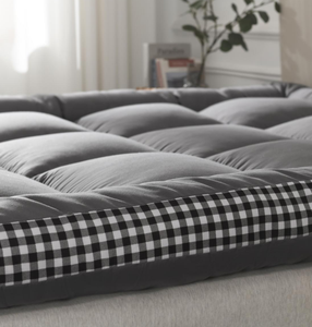 Surmatelas matelassé sur mesure, épais et rembourré, avec sangles élastiques aux coins, pour l'hôtellerie (vente en gros) - Product Image 6