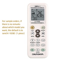 Control Remoto Universal para Aire Acondicionado K-1028E, 15 Botones, Función de Temporizador, Alcance de 30m, Alta Compatibilidad, 1000 en 1, para el Hogar