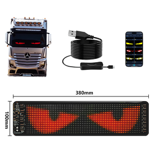 Truck Ogen <span class=keywords><strong>Led</strong></span> Scherm Geanimeerd Scrollen Knipperende Ogen Berichten Programmeerbaar Flexibel <span class=keywords><strong>Led</strong></span> Scherm Duivel 'S Eye <span class=keywords><strong>Led</strong></span> Paneel - Product Image 1