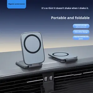 <span class=keywords><strong>Support</strong></span> de téléphone portable pour voiture en ABS, fixation magnétique sur tableau de bord, compatible avec la navigation OLIVER - Product Image 2