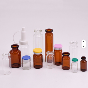 Mini Frascos de Vidrio de 3ml, 5ml, 7ml, 10ml, 15ml, 30ml, Frascos de Vidrio Tubulares Redondos, Transparentes, Ámbar, Estériles, Personalizados, de Alta Calidad, al por Mayor, Vacíos - Product Image 1