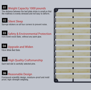 Modern <b>Queen</b> <b>Size</b> Adjustable <b>Bed</b> Frame Tufted Teak Wood Headboard Ultra-Soft Chenille Upholstery Eco-Friendly Convertible Design - Product Image 3