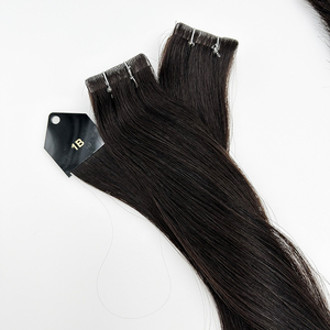 Bande invisible personnalisée de cheveux russes injectés invisibles adhésifs dans les extensions de cheveux humains Super Double Drawn - Product Image 2