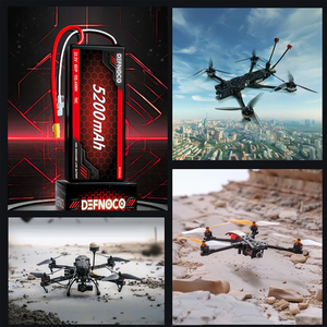 แบตเตอรี่ DEFNOCO 5200mAh 6S2P 22.2V ความหนาแน่นสูง อัตราการคายประจุ 70C ชุดแบตเตอรี่กึ่งโซลิดสเตท รับประกัน 1 ปี DF9043128 กึ่งโซลิดสเตท - Product Image 3