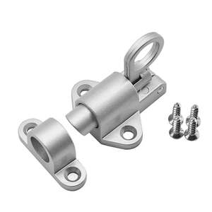 <span class=keywords><strong>Loquet</strong></span> à fermeture automatique anneau de traction ressort rebond boulon de porte noir alliage d'aluminium fenêtre porte serrure ressort charge boulon <span class=keywords><strong>loquet</strong></span> - Product Image 4