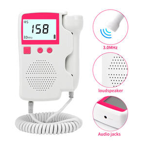 Alat medis pengukuran akurat Digital LCD layar TFT 50-210bpm genggam elektronik Monitor detak jantung bayi <span class=keywords><strong>Doppler</strong></span> janin - Product Image 5