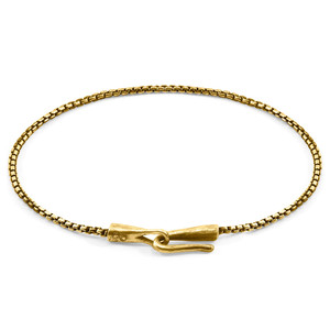 Bracciale Moonraker Sail con catena in oro giallo 9 carati SKINNY - Product Image 4
