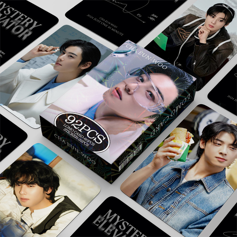 KPOP 92pcs/box ASTRO Cha Eunwoo Photocard Lomo Card Photo Card