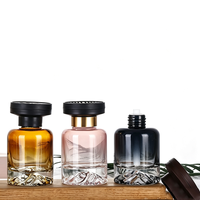 Bouteille en verre vide rechargeable de 120 ml pour diffuseur de voiture, désodorisant, huile essentielle, parfum, diffuseur à bâtonnets, bouteilles de parfum d'ambiance pour la maison