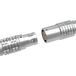 Mini dairesel erkek/dişi yerleştirme sensörü konnektörü itme çekme güç uygulaması için kendinden kilitleme - Product Image 3