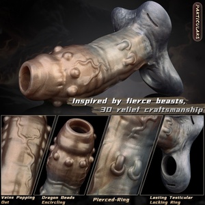 Arnés para agrandamiento del pene masculino NNSX, funda para pene Monster, arnés sexy, potenciador de estimulación sexual, accesorio para pene, juguetes sexuales - Product Image 6