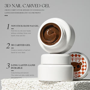 Антипригарный макарон в стиле 12 видов цветов с обычным узором, не смываемая кромка, с функцией микро-резьбы, для рисования, для ногтей - Product Image 4