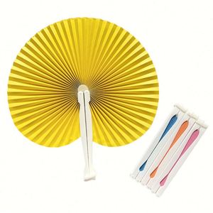 Abanicos Plegables de Plástico con Diseño de Corazón para Regalo de Boda - Product Image 5