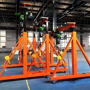 Kran <span class=keywords><strong>Gantry</strong></span> Portabel Balok Tunggal Kecil dengan Kontrol Jarak Jauh, Kecepatan Tunggal atau Ganda, untuk Penggunaan Luar Ruangan atau Dalam Ruangan - Product Image 6