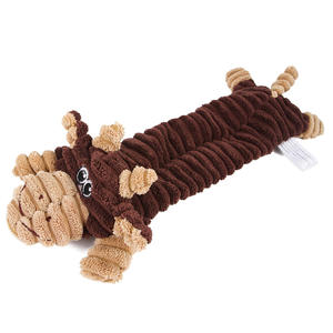 Juguetes Masticables Sin Relleno para Cachorros y Perros Pequeños a Medianos, Juguete Chillón para Mascotas, Juguete de Peluche Interactivo con Sonido para Perros - Product Image 3