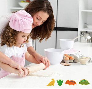 Acier inoxydable brontosaure stegosaurus 3d forme bonbons moule ensemble fête enfants animal dinosaure emporte-pièce - Product Image 6