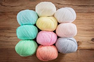 92 Single Colors Big <b>Roll</b> Crochet Milk Cotton Yarn Acrylic Tufting Yarn for Tufting Gun Knitting <b>Carpet</b> and Rug - Product Image 3
