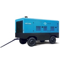 LGCY-33/25 25Bar Portable haute pression 4 roues compresseur d'air de moteur Diesel pour l'exploitation minière utilisation chine usine Kaishan marque