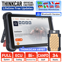 THINKCAR THINKSCAN 689BT Scanner automobile professionnel CANFD DOIP Codage bidirectionnel de l'ECU Outils de diagnostic complets du système automobile