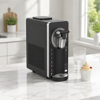 Machine à fabriquer des glaces molles, des yaourts glacés et des milk-shakes entièrement automatique, facile à utiliser, pour la maison