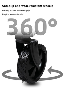 ล้อพีวีซีแบบพกพาปรับได้พับได้รถเข็นสวนกลางแจ้งรถเข็นปิกนิกชายหาดพับได้รถเข็นสำหรับตั้งแคมป์ - Product Image 2