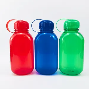 Yeni tasarım özel toptan gıda sınıfı spor plastik su şişesi renkli plastik içme kavanoz