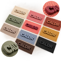 Patch logo 3D personnalisé en caoutchouc, étiquette de transfert thermique en silicone mat haute densité pour vêtements, sweats à capuche, t-shirts, casquettes
