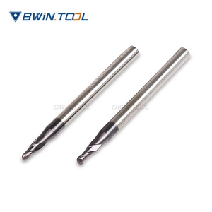 2 flautas de velocidad Tigre carburo bola nariz final herramienta de fresado cortador de metal - Product Image 2