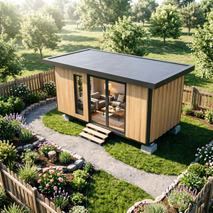 Maisonnette préfabriquée pour invités, cabane de jardin, salle de réception économique, alternative abordable à l'<span class=keywords><strong>extension</strong></span> traditionnelle - Product Image 1