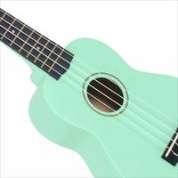 Soporte económico para guitarra de madera maciza GALYDA con diseño transparente para ukelele tenor de 21/23 pulgadas