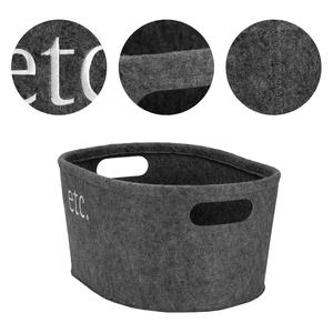Factory Directly Sale Custom Felt <strong>Laundry</strong> Organizer Basket Felt Storage Box for Clothes Towel Toiletry Baby Products <strong>Books</strong> - Product Image 2