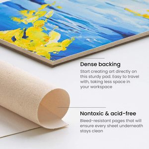 Feuille de <span class=keywords><strong>papier</strong></span> de peinture <span class=keywords><strong>à</strong></span> l'huile <span class=keywords><strong>à</strong></span> l'aquarelle acrylique, m, A4, vente en gros, feuille de <span class=keywords><strong>papier</strong></span> Triple préplumée sans acide - Product Image 6