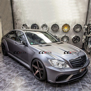 ชุดตัวถังแบบกว้างสำหรับ S300L W221รถ Mercedes Benz S S500L กันชนหน้า2006-2013กันชนหน้ากระโปรงข้างซุ้มล้อ - Product Image 2