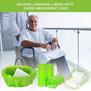 Fundas desechables para asiento de inodoro con almohadillas absorbentes, 60 juegos para viajes y uso doméstico - Product Image 4