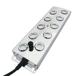 <span class=keywords><strong>Humidificador</strong></span> ultrasónico de placa atomizadora de <span class=keywords><strong>10</strong></span>, 12, 6 y 4 cabezales, alimentado por CA, 10L+, para piscinas, estanques de peces y fuentes de agua. - Product Image 1