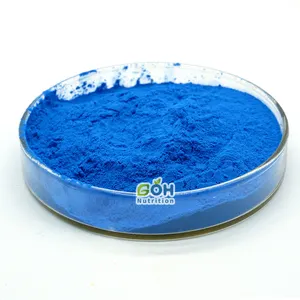 GOH จัดหาผงสไปรูลิน่าสีน้ําเงินอินทรีย์ธรรมชาติคุณภาพสูง Phycocyanin E6