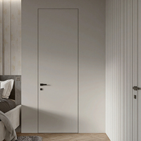 Portes en verre à cadre fin en alliage d'aluminium, écoénergétiques, insonorisées et finies, pour l'intérieur moderne des chambres