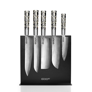 プロ67層VG10ダマスカスナイフセットマンモスLvory八角形ハンドルキリツケナイフ寿司ナイフ磁気ホルダー付き - Product Image 2