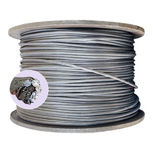 1*7 1*19 7*19 6*19 + FC/IWS Cable de alambre redondo de acero al carbono galvanizado recubierto de PVC - Product Image 4